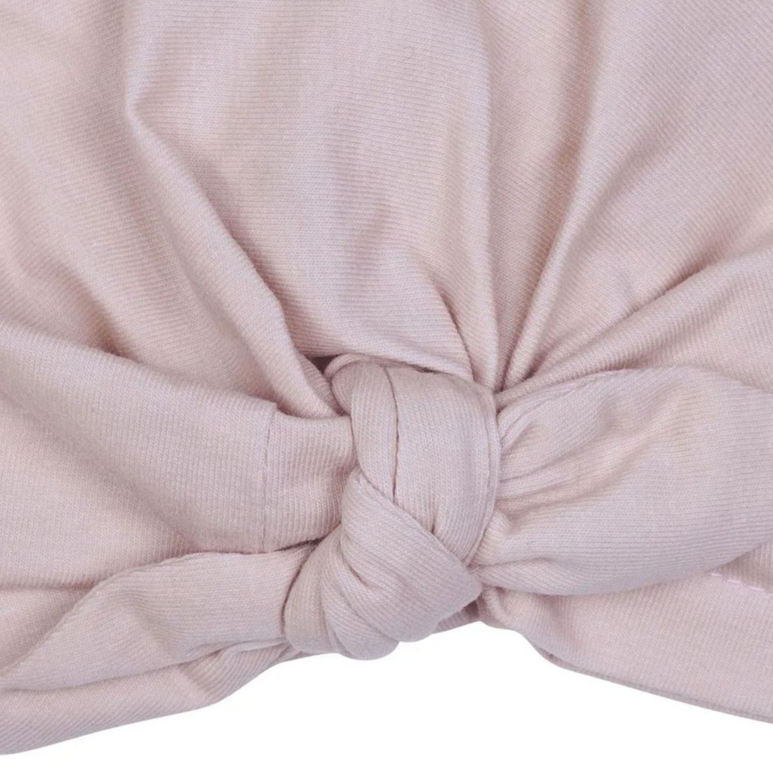 Bonnet de naissance noué Nude (Bb&Co) - Image 2