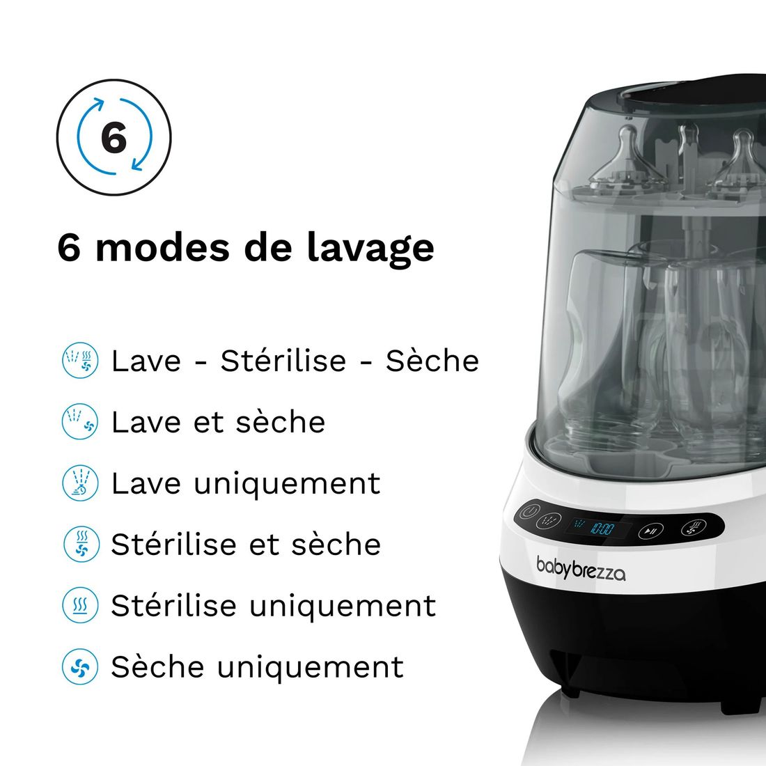 Bottle Washer Pro - Lave, stérilise et sèche automatiquement (Baby Brezza) - Image 8