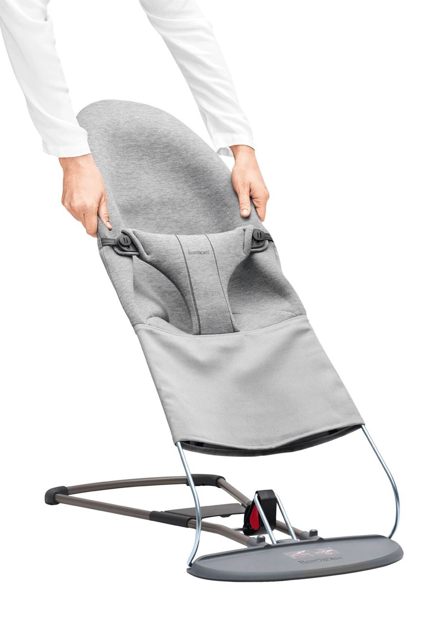 Housse pour Transat Bliss - Gris clair / Jersey 3D (BabyBjörn) - Image 3