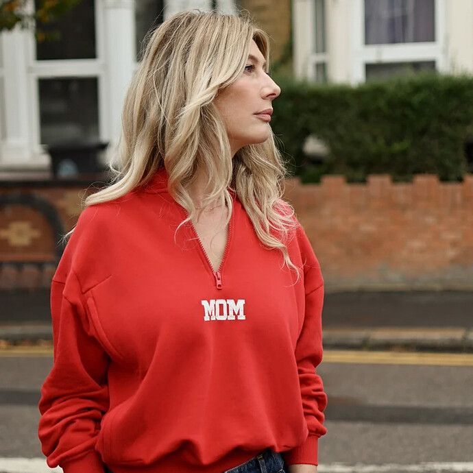 Sweat d'Allaitement Mom Rouge - M (Tajinebanane) - Image 2