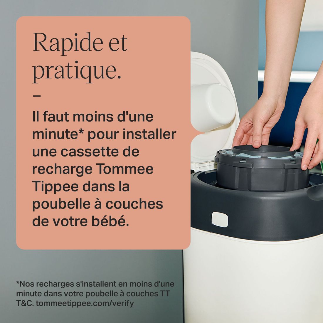 Recharges pour poubelles à couches Twist & Click (Tommee Tippee) - Image 4