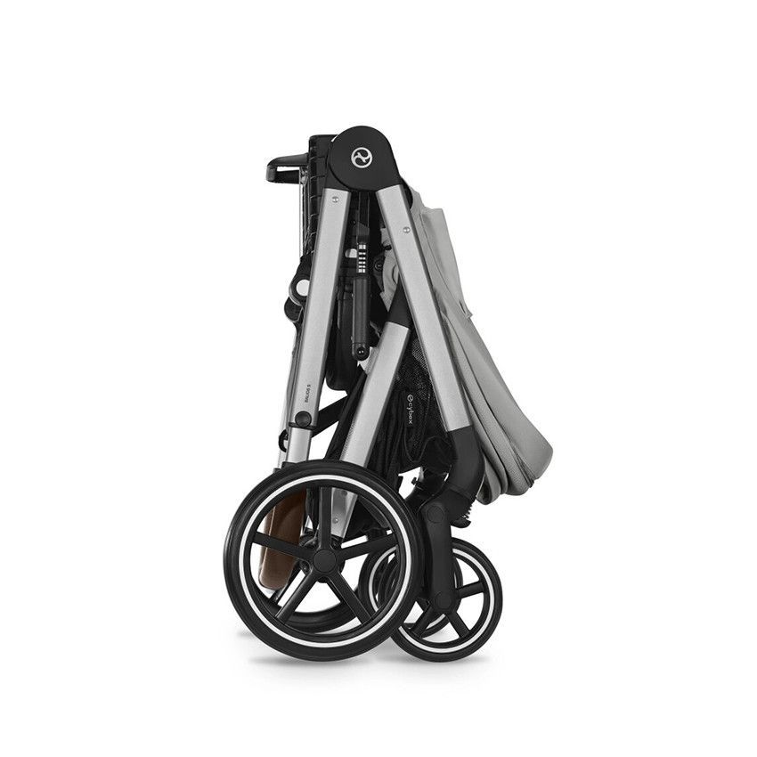 Poussette compacte Balios S Lux silver/stone grey - Gris (Cybex) - Image 5