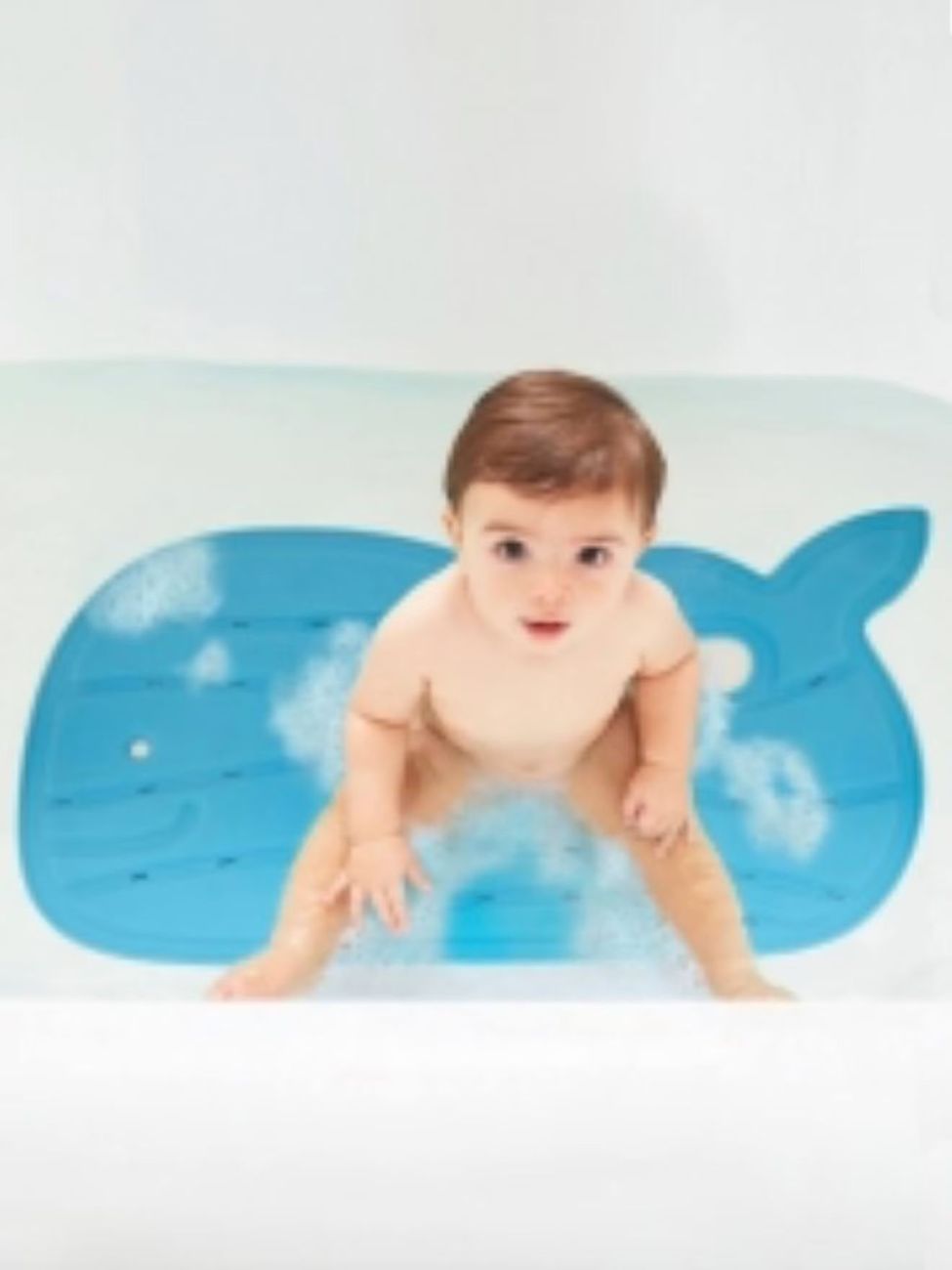 Tapis de bain baleine Moby bleu (Skip Hop) - Image 1