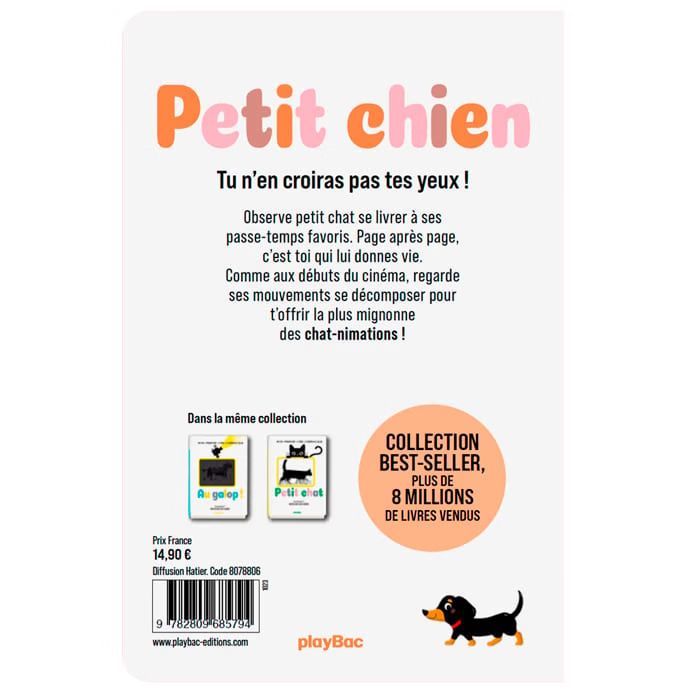 Petit Chien - Mon premier livre cinémagique (Play Bac éditions) - Image 1