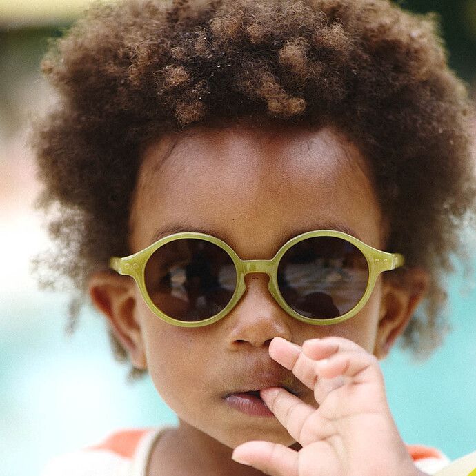 Lunettes de Soleil Baby #D 0/3 Ans - Glossy Kaki (IZIPIZI) - Image 5