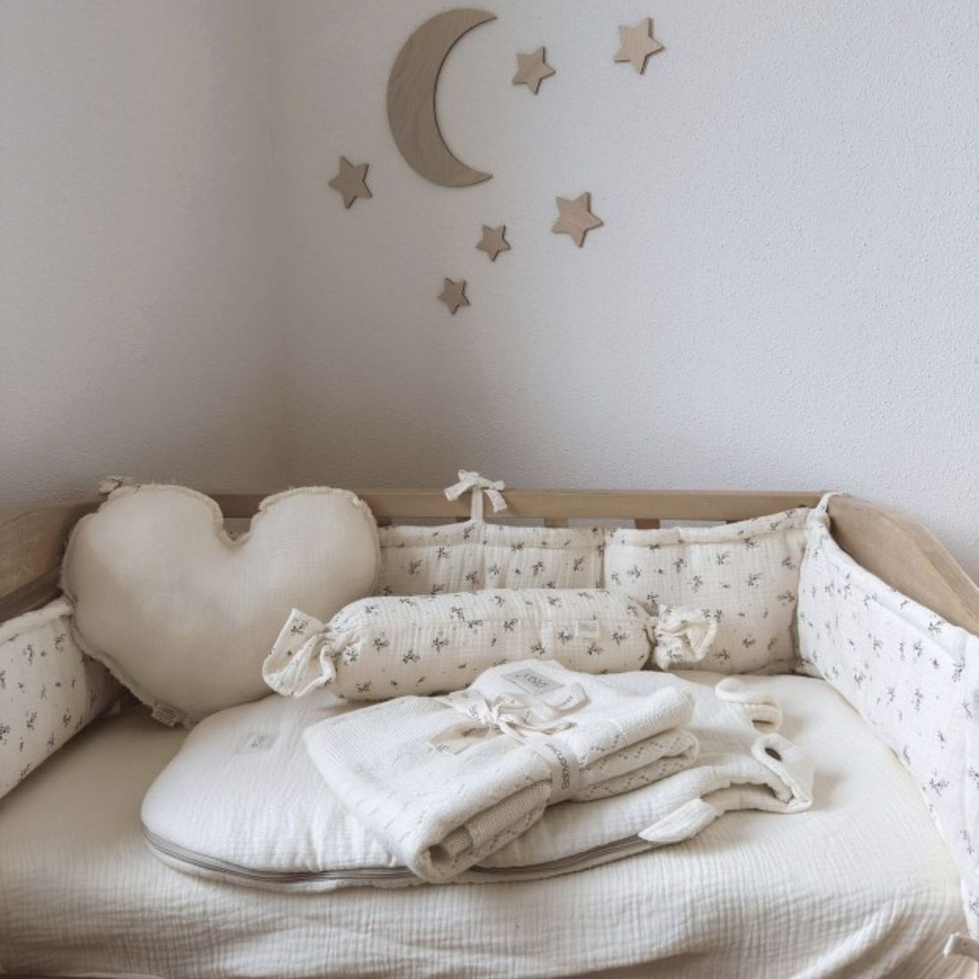 Drap housse de matelas cododo Ivory Powder (Babyshower) - Image 1