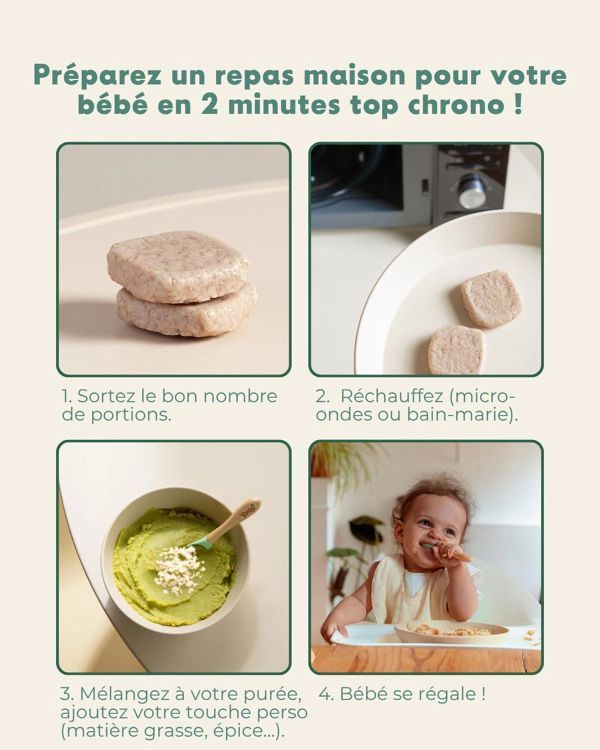 Hachés de viandes - Pour bébé dès 4/6 mois - Yooji (Yooji) - Image 5