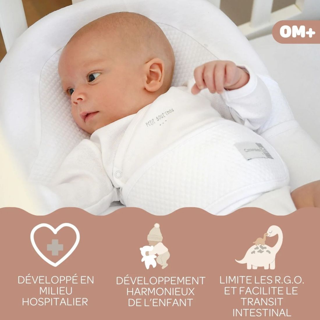 Réducteur de lit Cocoonababy 10° Moon et stars (Béaba) - Image 4