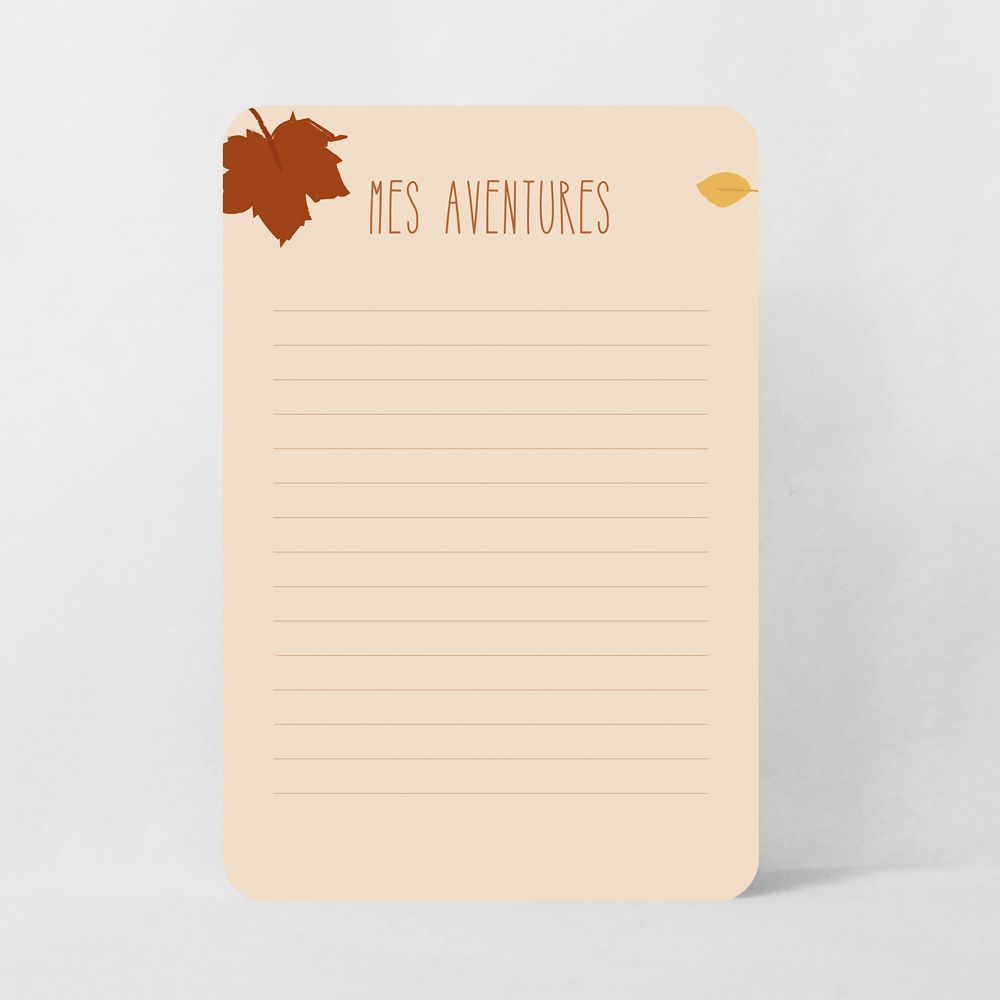 Cartes étapes bébé couleur d'automne (Le Faire-Part Français) - Image 2