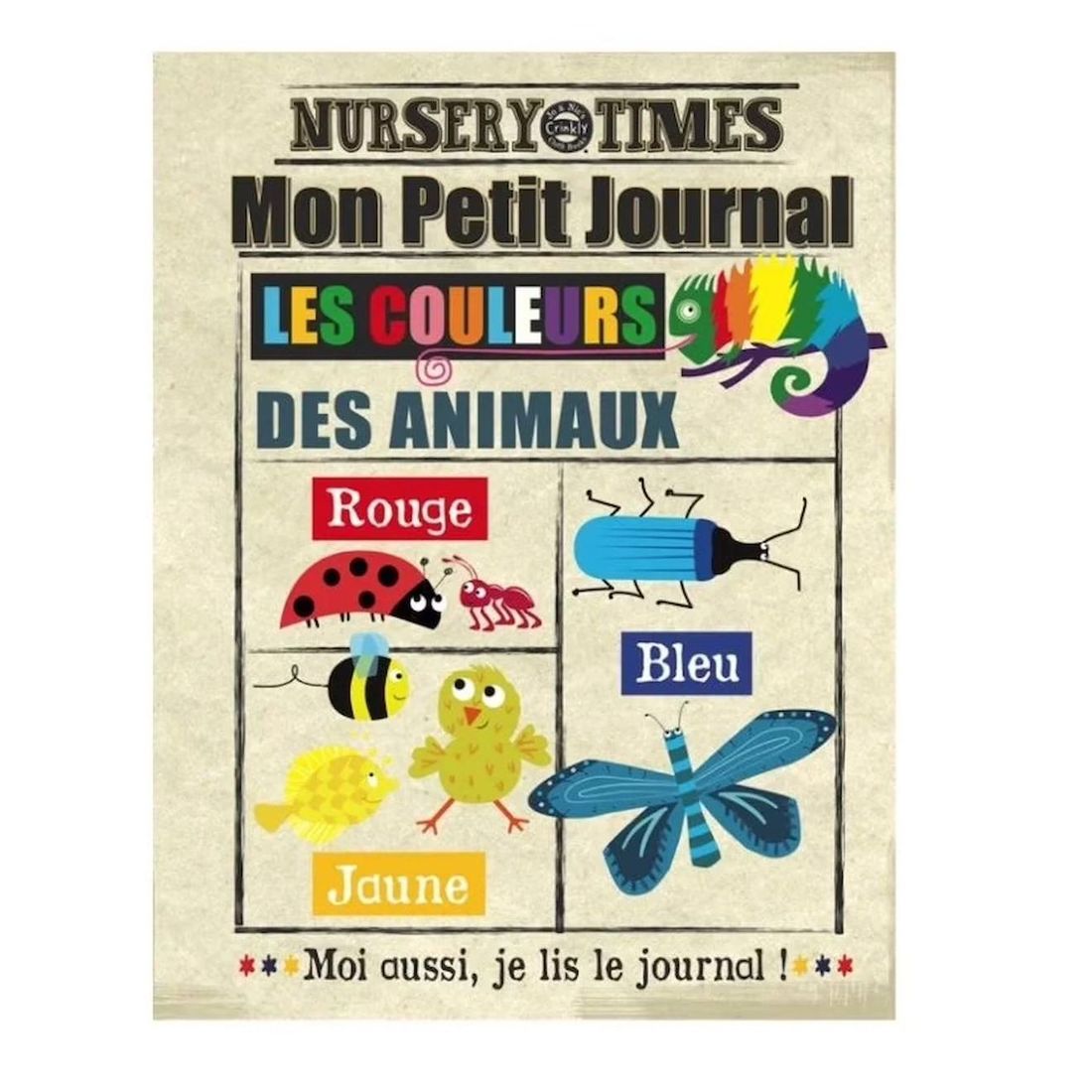 Livre D'éveil - Mon Petit Journal À Froisser - Les Couleurs Multi-coloured (Jo & Nic’S Crinkly) - Couverture