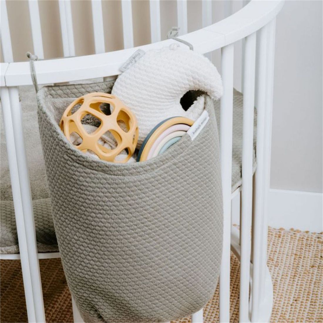 Balle de préhension en silicone Ocre (Baby's Only) - Image 6
