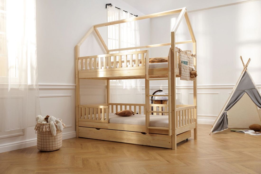 - Maxi Panier de Rangement - Vichy Caramel - Camel (Mon Lit Cabane) - Image 4