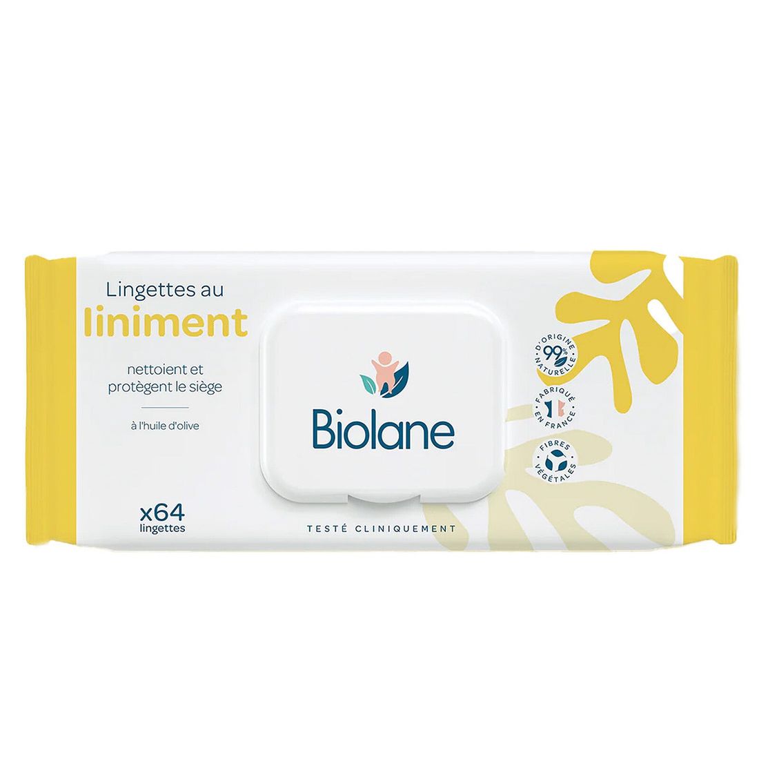 Paquet de 64 Lingettes au Liniment (Biolane) - Couverture