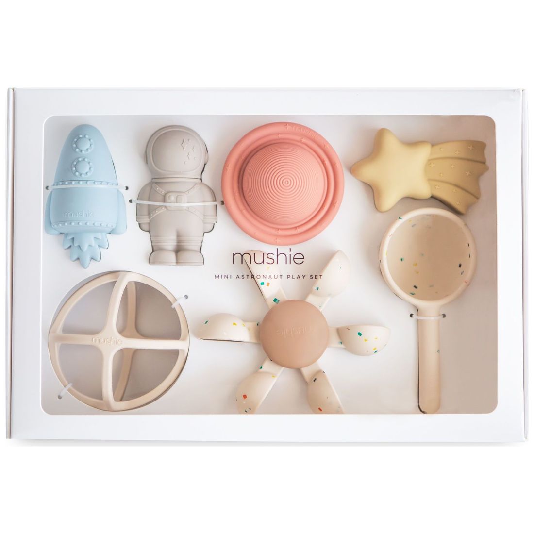 Coffret jeux d'éveil Mini Astronaut (7 pièces) (Mushie) - Couverture