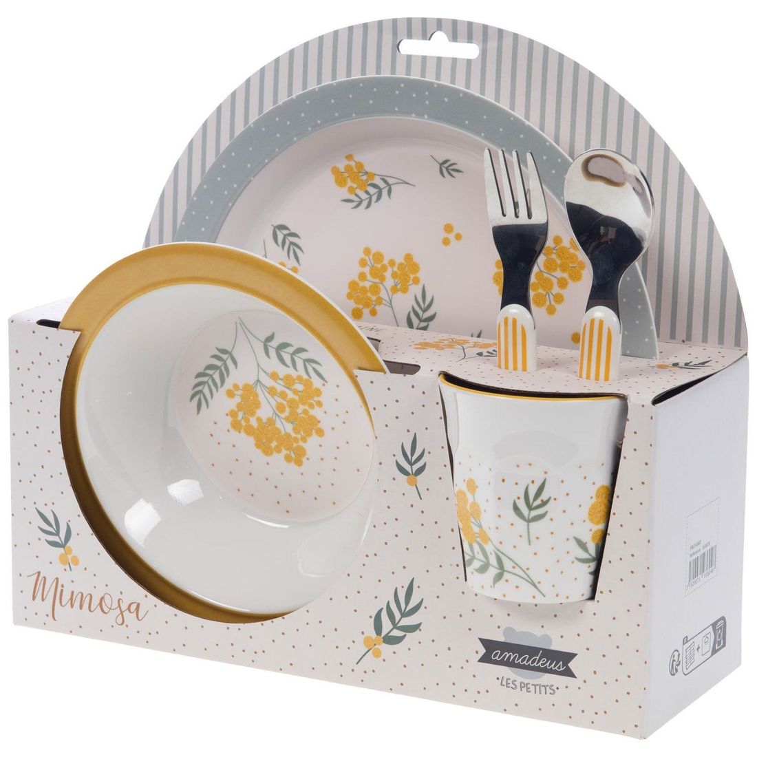 Coffret repas Mimosa (5 pièces) (Amadeus Les Petits) - Image 5