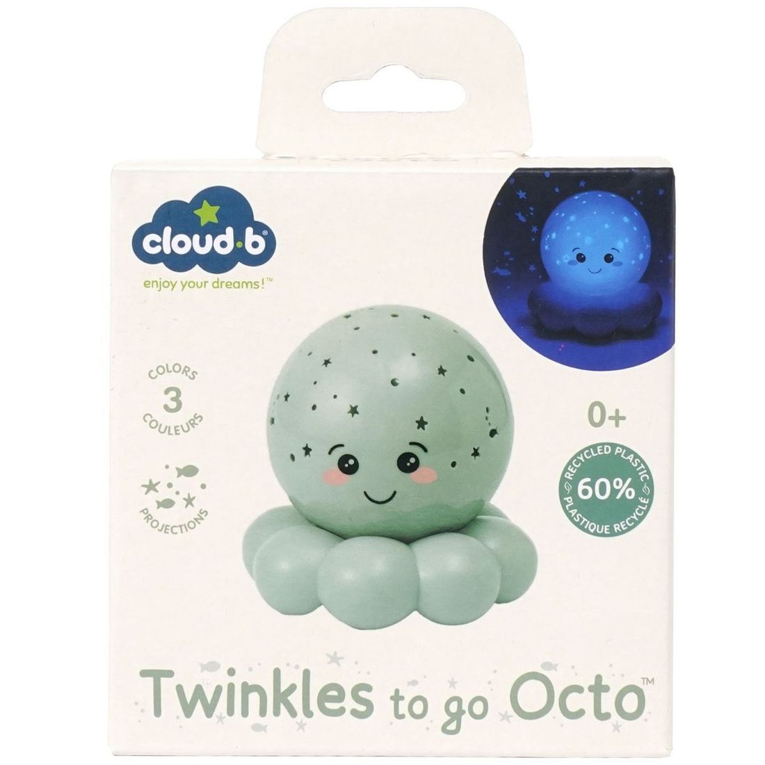 Veilleuse Twinkles To Go Octo Vert Pastel (Cloud B) - Image 6