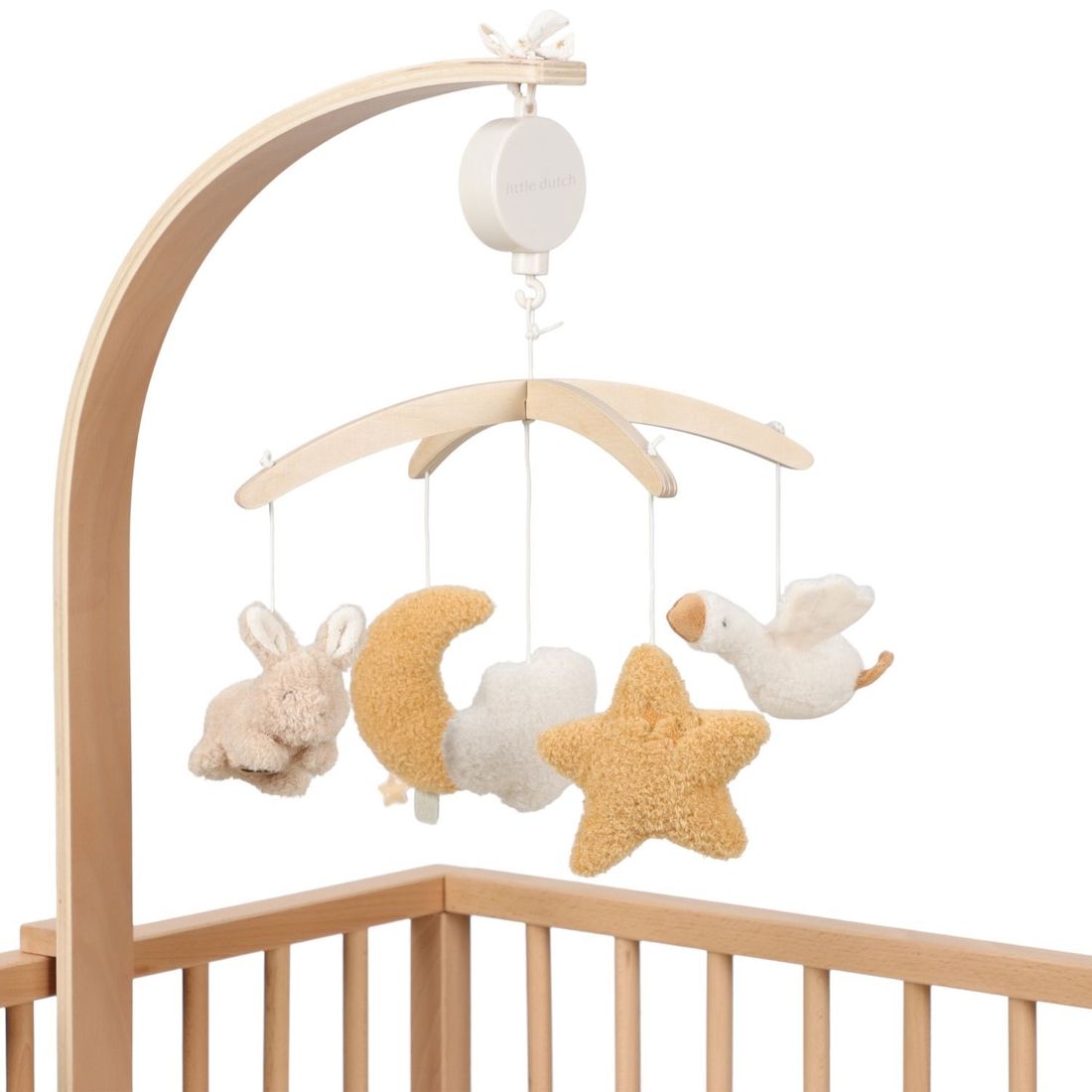 Mobile musical en bois FSC Newborn (Little Dutch) - Image 7
