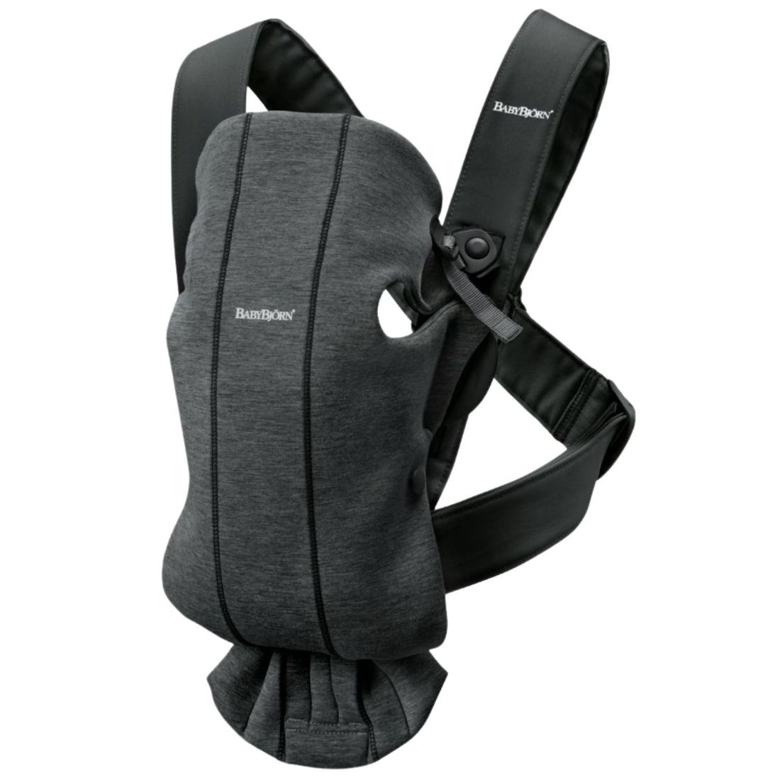 Porte bébé Mini Jersey 3D gris charbon (BabyBjörn) - Image 1