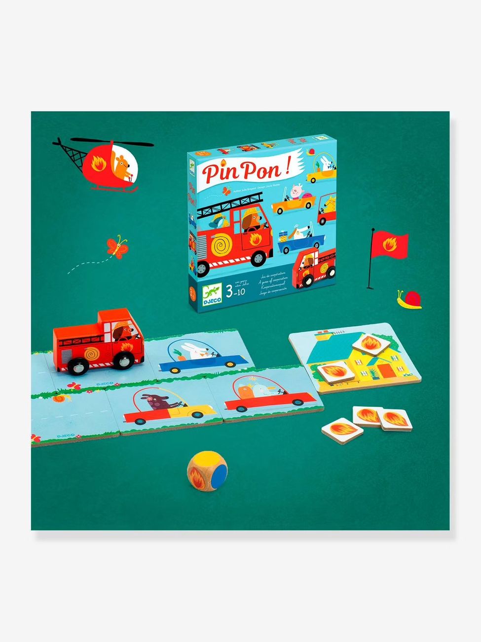 Jeu PinPon bleu (Djeco) - Image 1