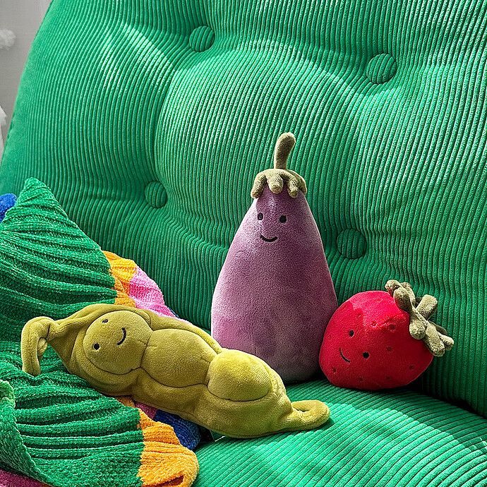 Vivacious Vegetable Aubergine - Small (Jellycat) - Image 4