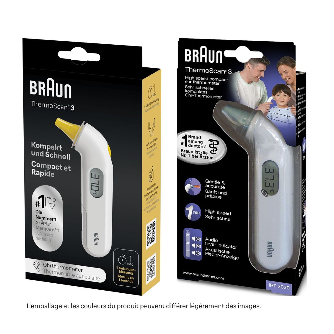 ThermoScan® 3 Thermomètre auriculaire - IRT3030 (Braun) - Image 6