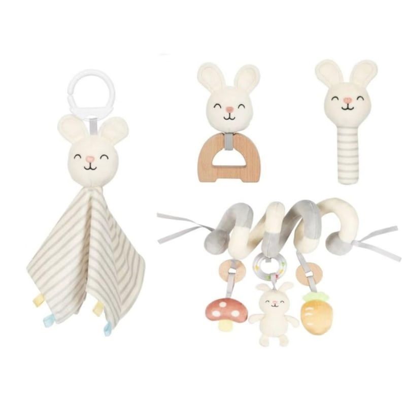 Coffret cadeau bébé 4en1 - lapin elineli (EliNeli) - Image 1