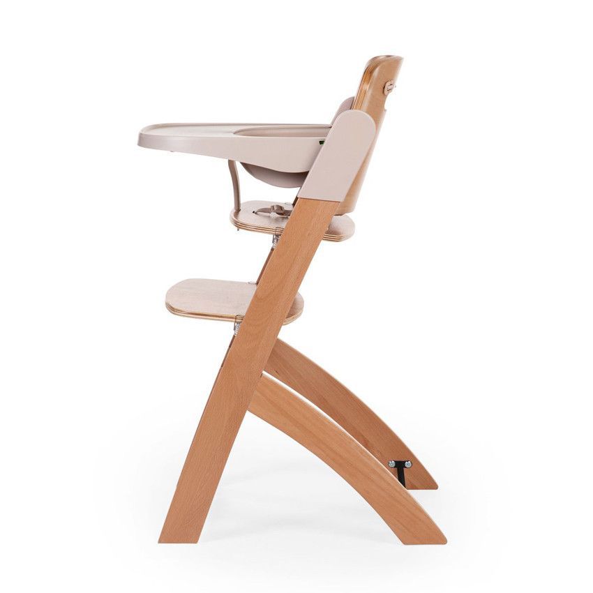 Chaise-haute évolutive Evosit coloris bois naturel/beige - Bois (Childhome) - Image 1