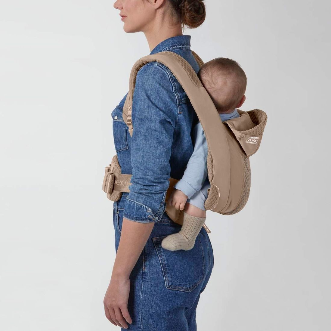 Porte-bébé en mesh 3D Coya Carrier Cozy Beige (Cybex) - Image 4