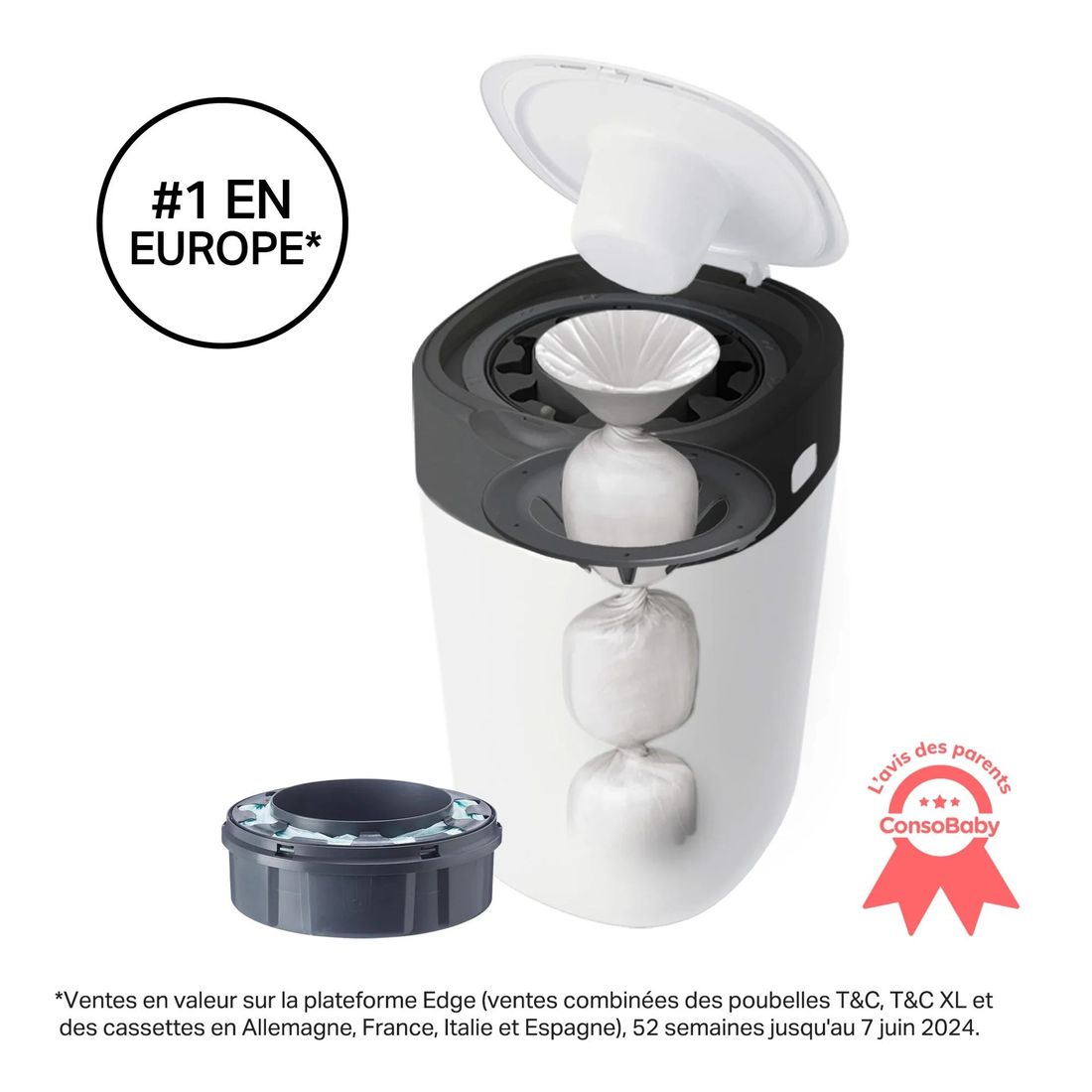 Poubelle à Couches Twist & Click (Tommee Tippee) - Image 2