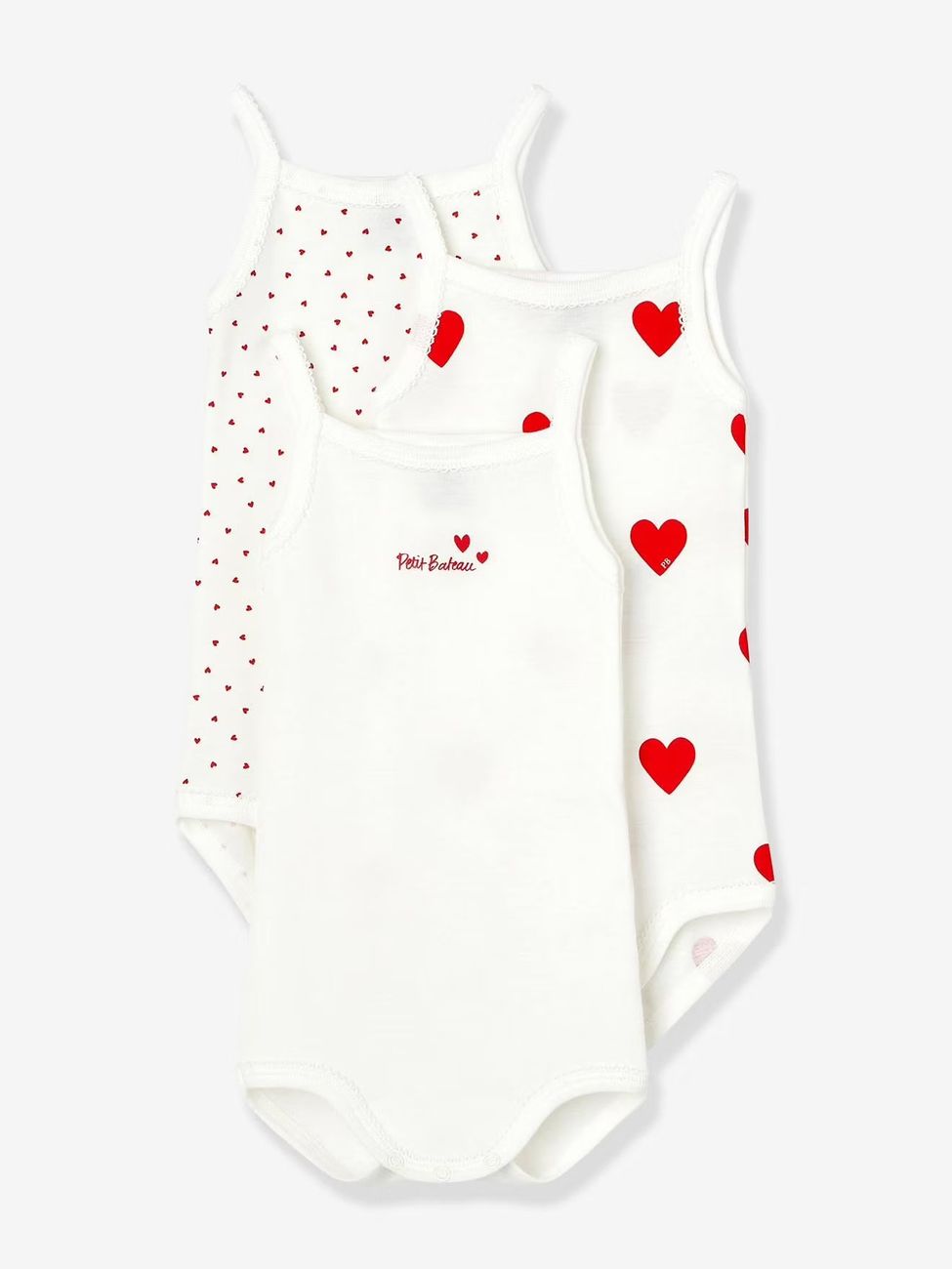3 bodies bretelles blanc (Petit Bateau) - Couverture