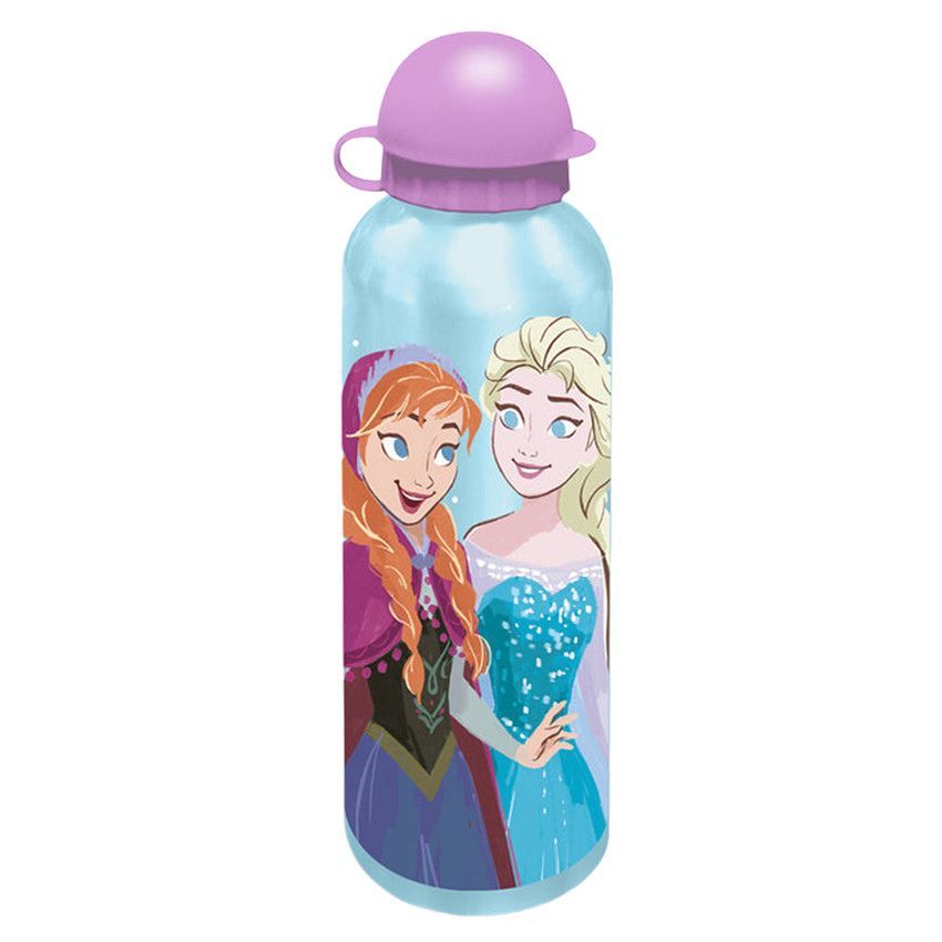 Gourde alu 500ml Reine des neiges Ass. - Bleu (KIDS LICENSING) - Image 3