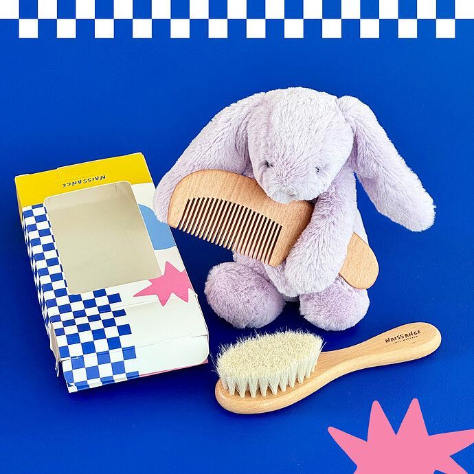 Coffret Brosse et Peigne (Naissance) - Image 1