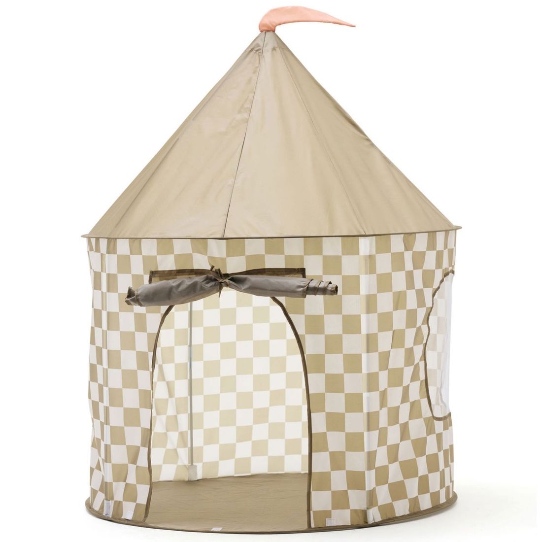 Tente de jeu à carreaux Khaki (Kid's Concept) - Image 1
