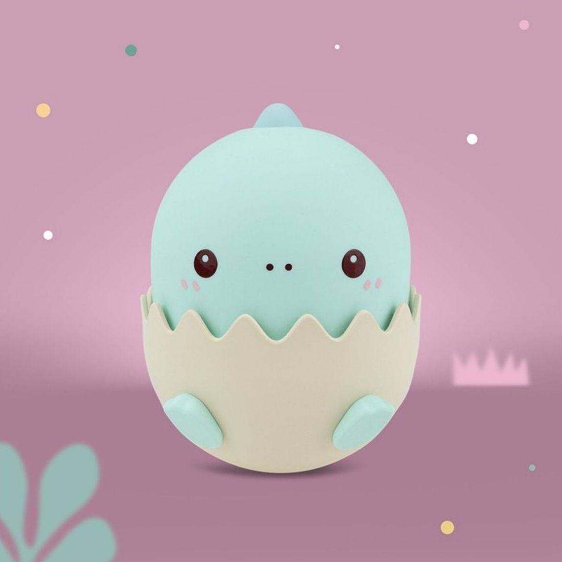 Veilleuse rechargeable bébé Dinosaure Bleu (mary's) - Image 5