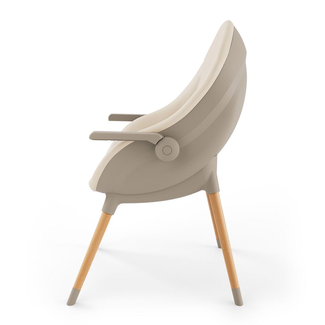 Chaise haute FINI UP 2 en 1 beige (Kinderkraft) - Image 6