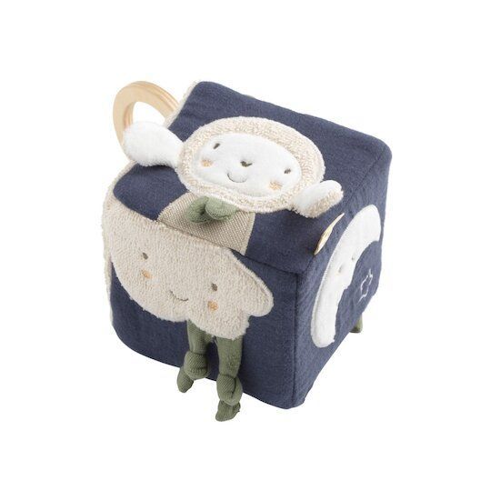 Petit Nuage Cube d'activités en coton bio (Sauthon) - Couverture