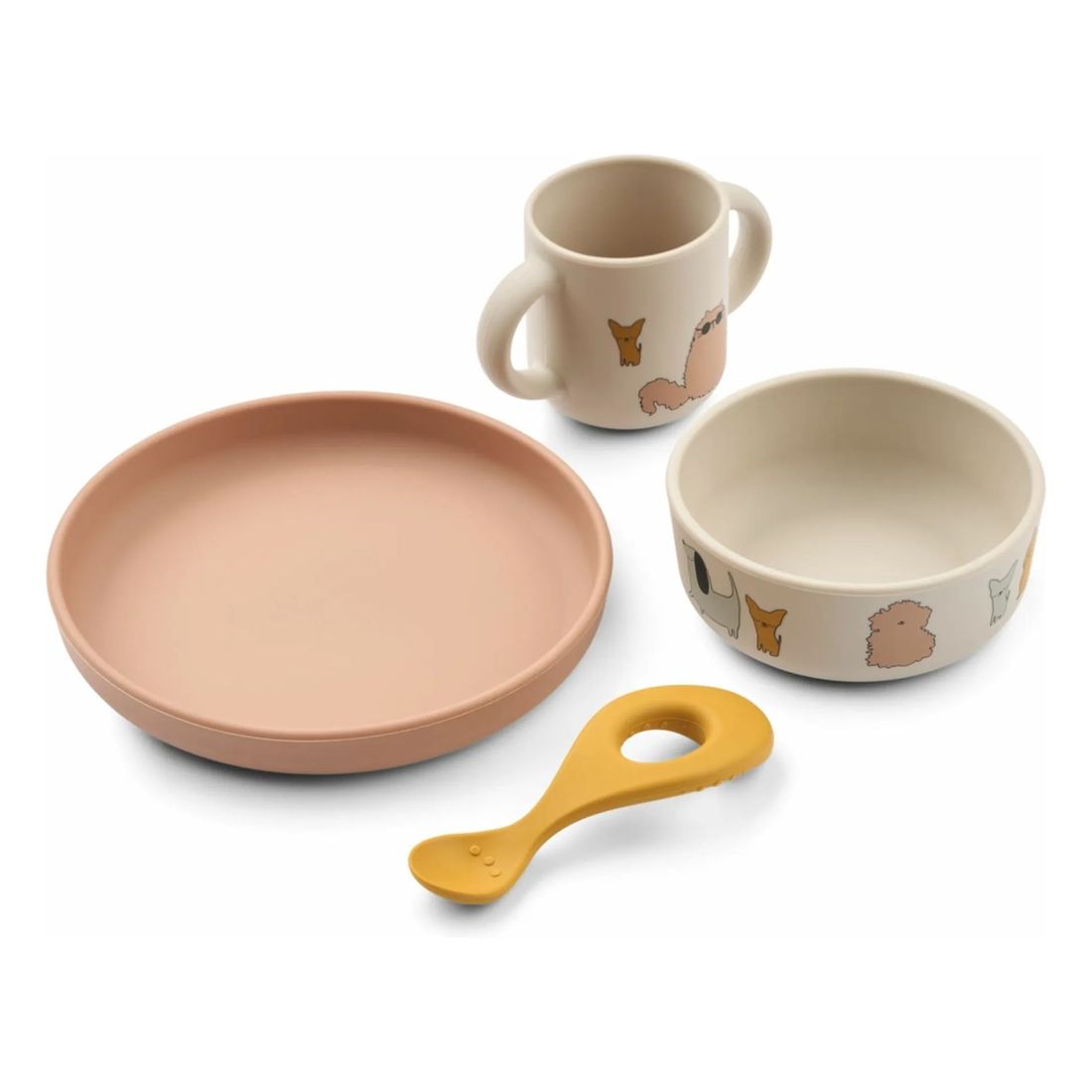 Liewood - Set vaisselle Vivi en silicone - Set de 4 (Liewood) - Couverture