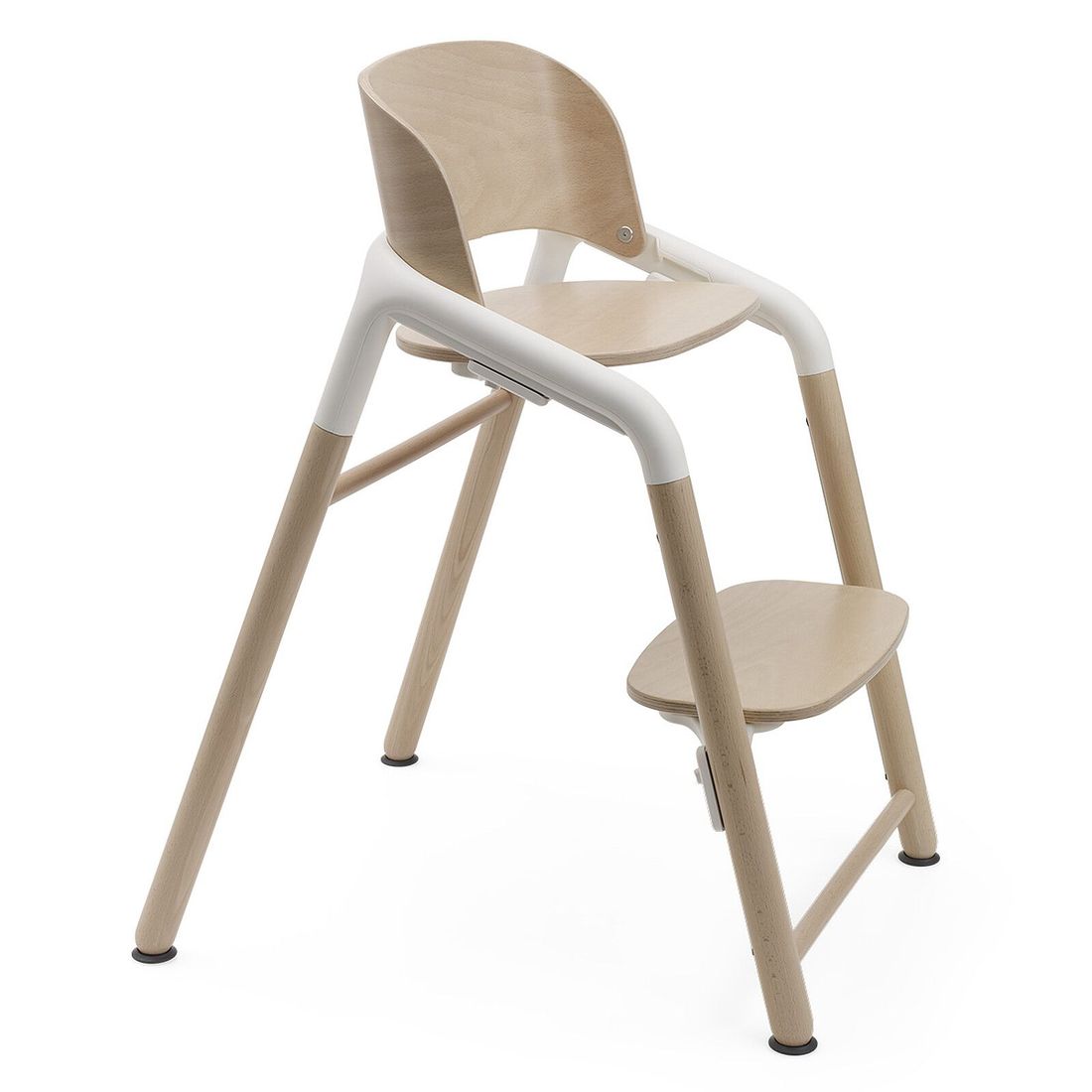 Chaise Haute Bugaboo Giraffe - Bois Neutre et Blanc (Bugaboo) - Image 1