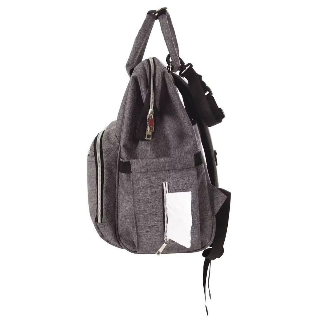 Sac À Langer "sac À Dos" Gris (Tinéo) - Image 3