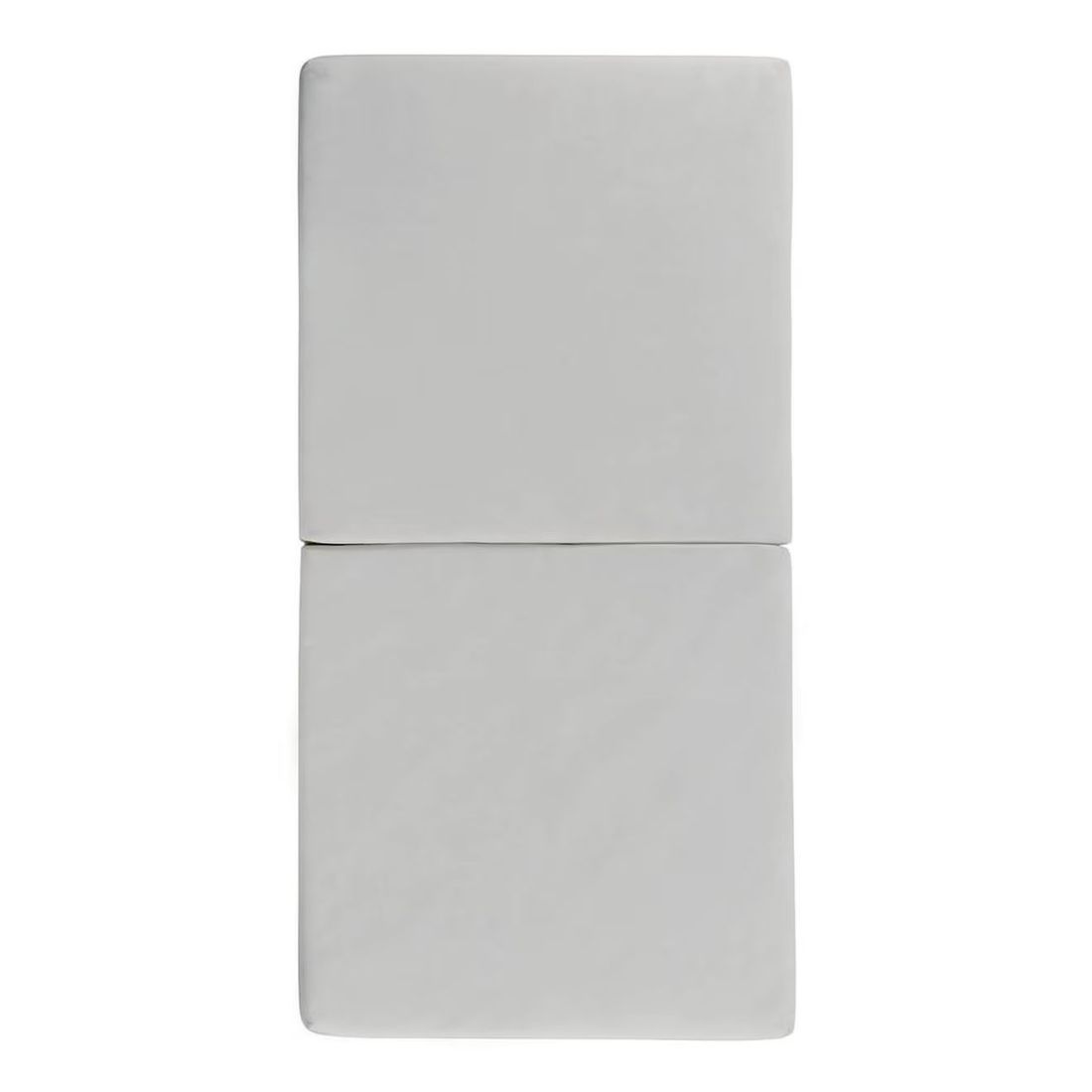 Matelas Bébé Pliant 2 Parties 60x120cm Gris Clair (Tinéo) - Image 3
