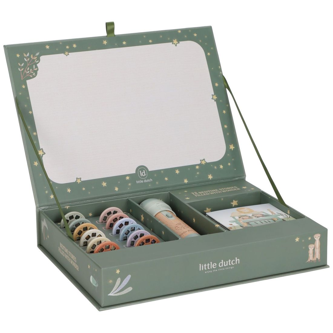 Coffret lampe à histoires Safari Friends (Little Dutch) - Image 6