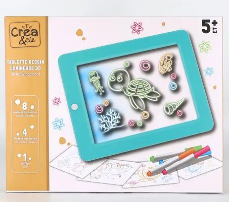 Tablette Dessin Lumineuse 3d (CREA & CIE) - Couverture