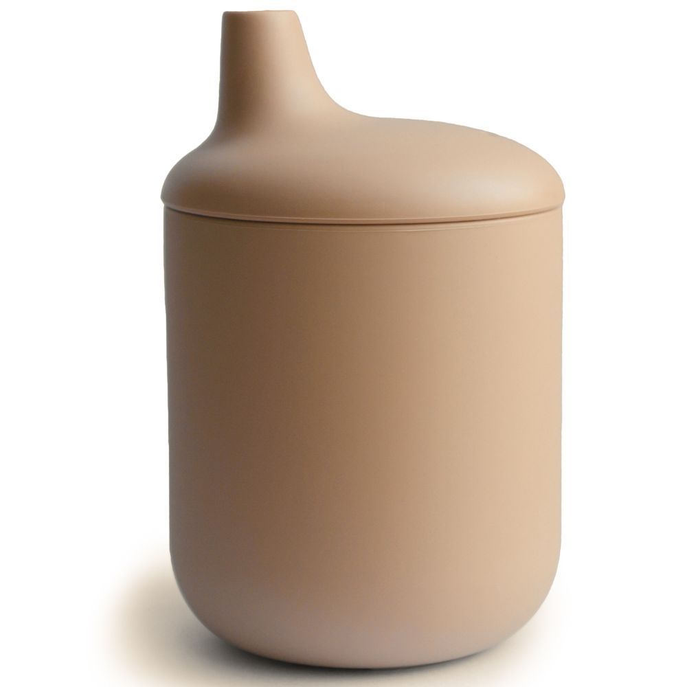 Tasse à bec en silicone Natural (Mushie) - Image 1