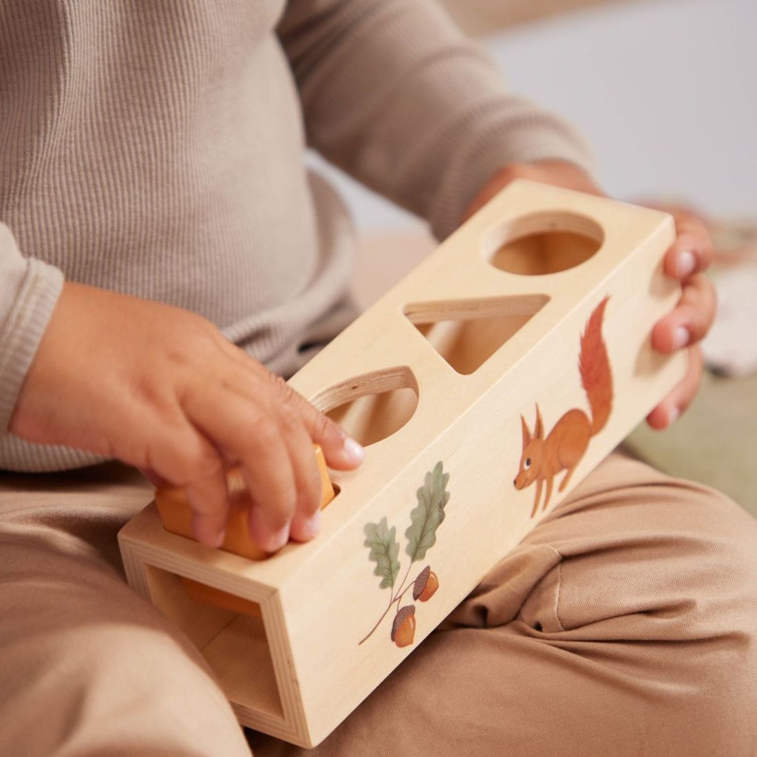 Jouet trieur de formes en bois (Filibabba) - Image 3