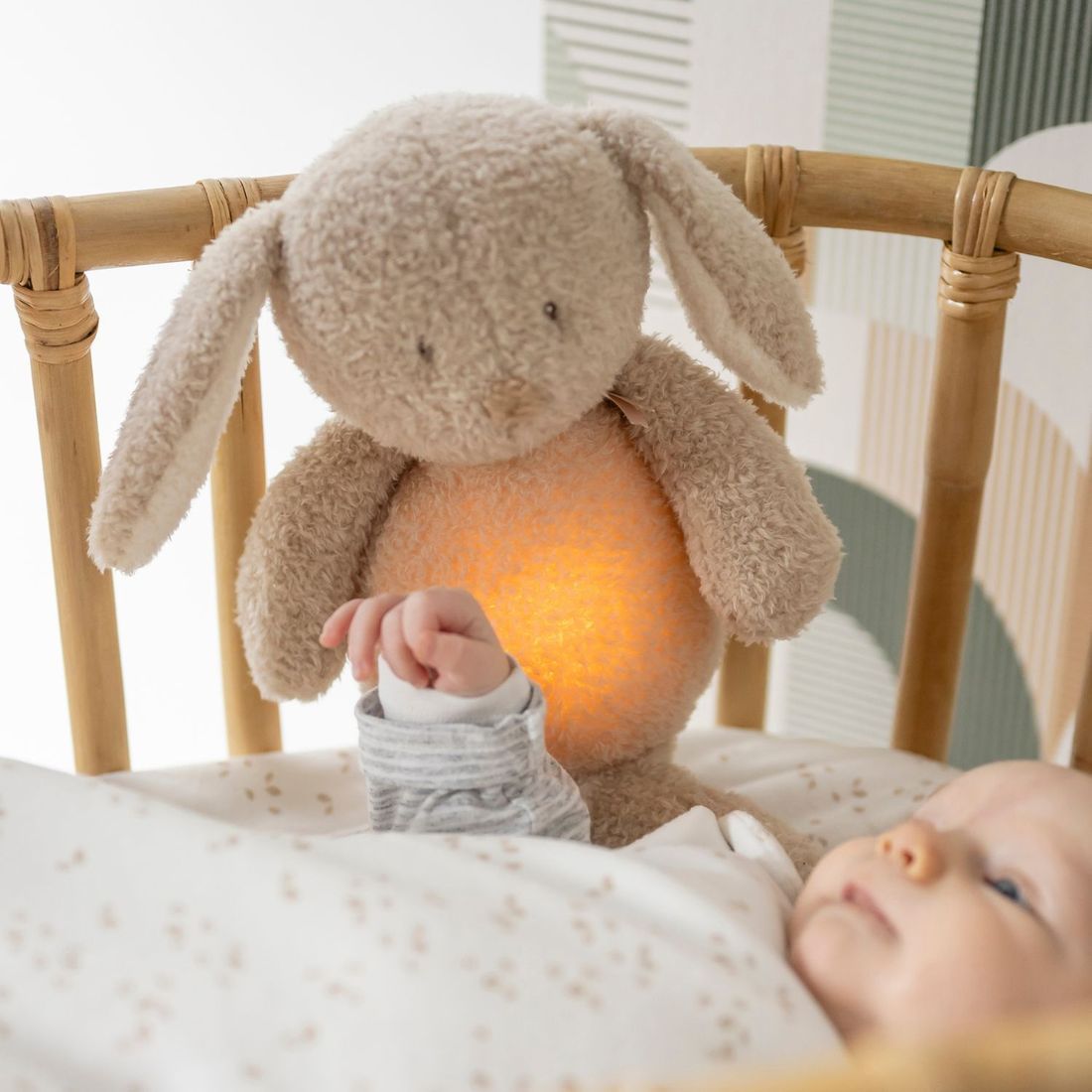 Peluche veilleuse Sleepy Teddy Lapin Beige (Nattou) - Image 2