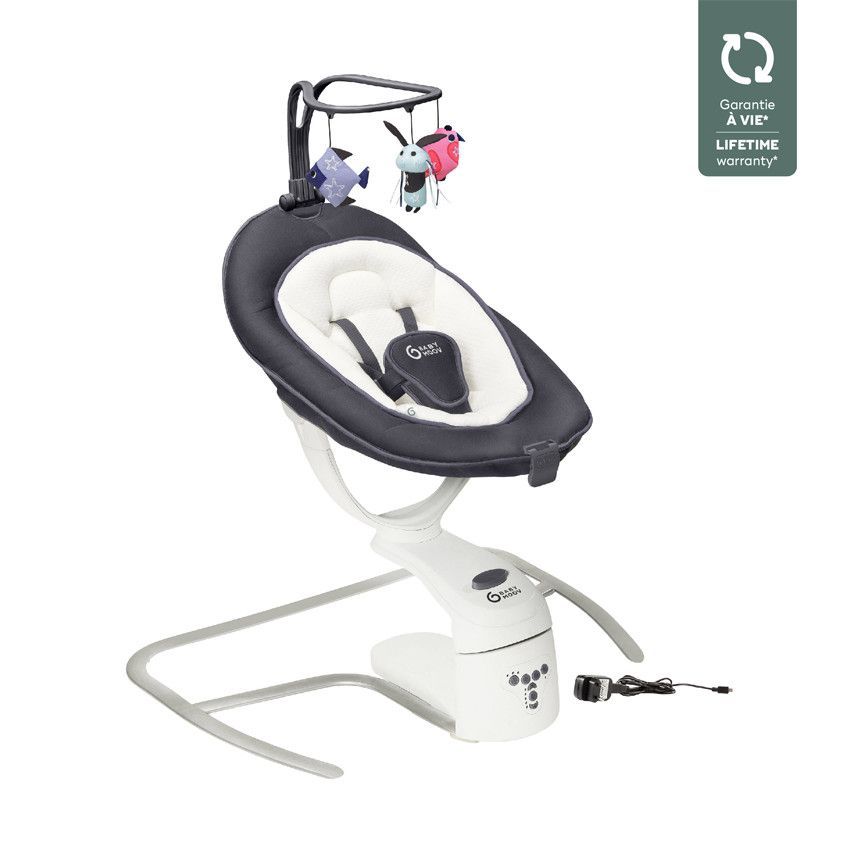Balancelle Swoon Motion – Zinc - Gris foncé (Babymoov) - Image 1