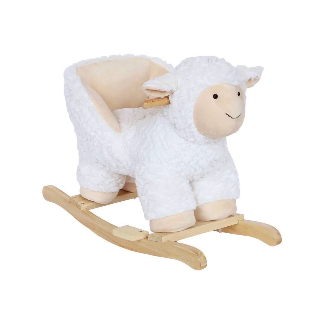 Fauteuil Mouton À Bascule Pour Enfant Blanc (sweeek) - Image 1