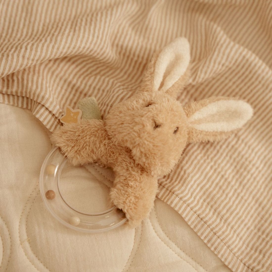 Anneau hochet Lapin Newborn (Little Dutch) - Image 4