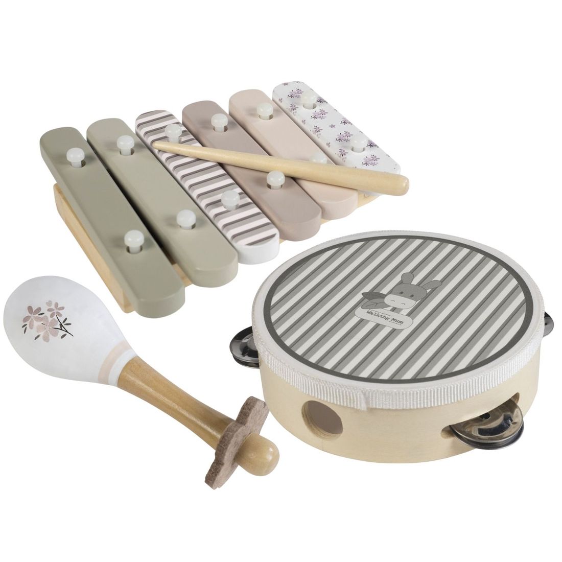 Ensemble d'instruments de musique en bois Botton (Walking Mum) - Image 1