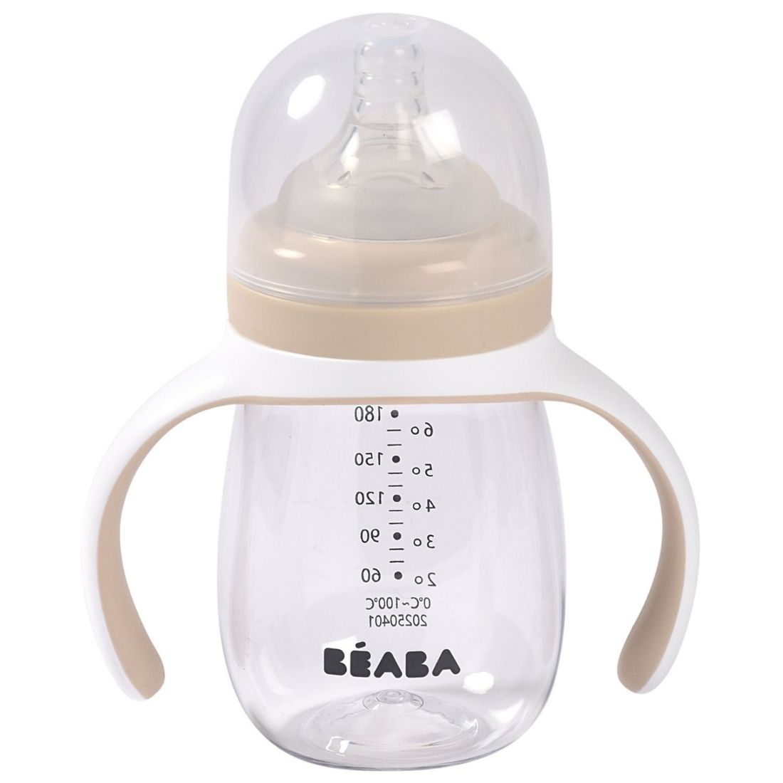 Biberon d'apprentissage 2 en 1 Argile (210 ml) (Béaba) - Couverture